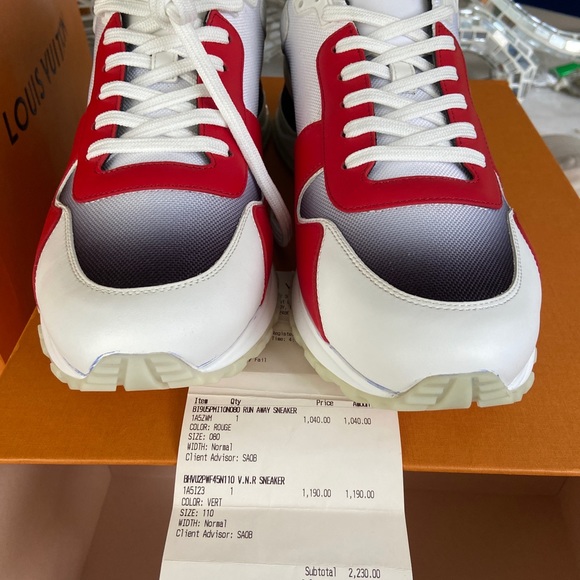 LOUIS VUITTON RUN AWAY SNEAKERS. - Picture 6 of 9